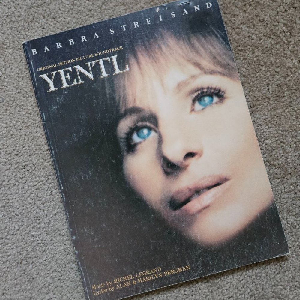Vintage YENTL Motion‎ Picture Soundtrack Song / Music Sheet - Barbara Streisand